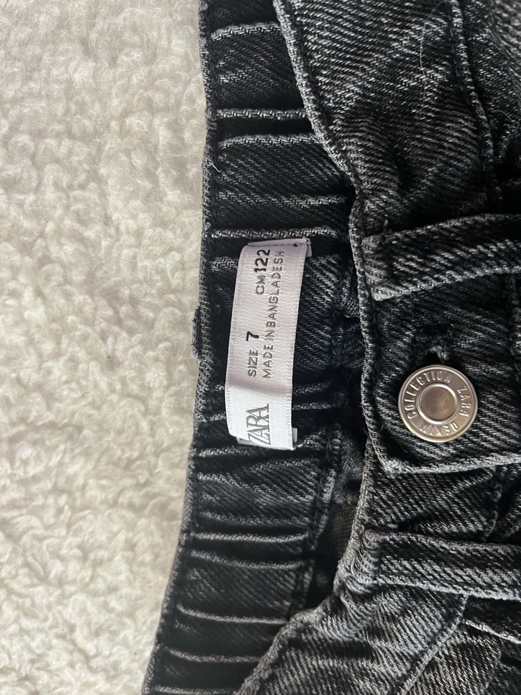 Къси черни дънки Zara