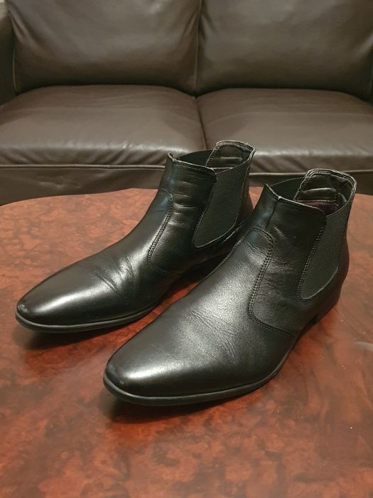 Кожени Мъжки Официални Боти 44 Номер Giorgio Venuti