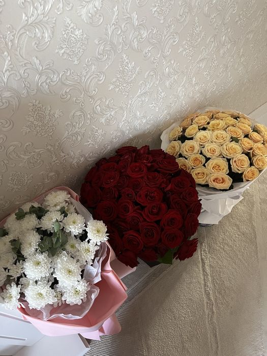 Цветы свежие, сегодняшние