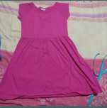 Rochie fucsia cloș bumbac M