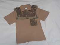 Tricou combat cu guler