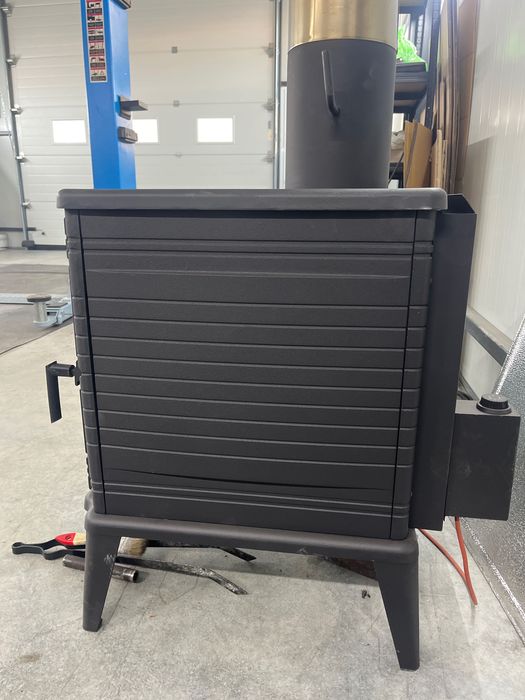 Полска чугунена камина на дъва с вентилатор 10kw