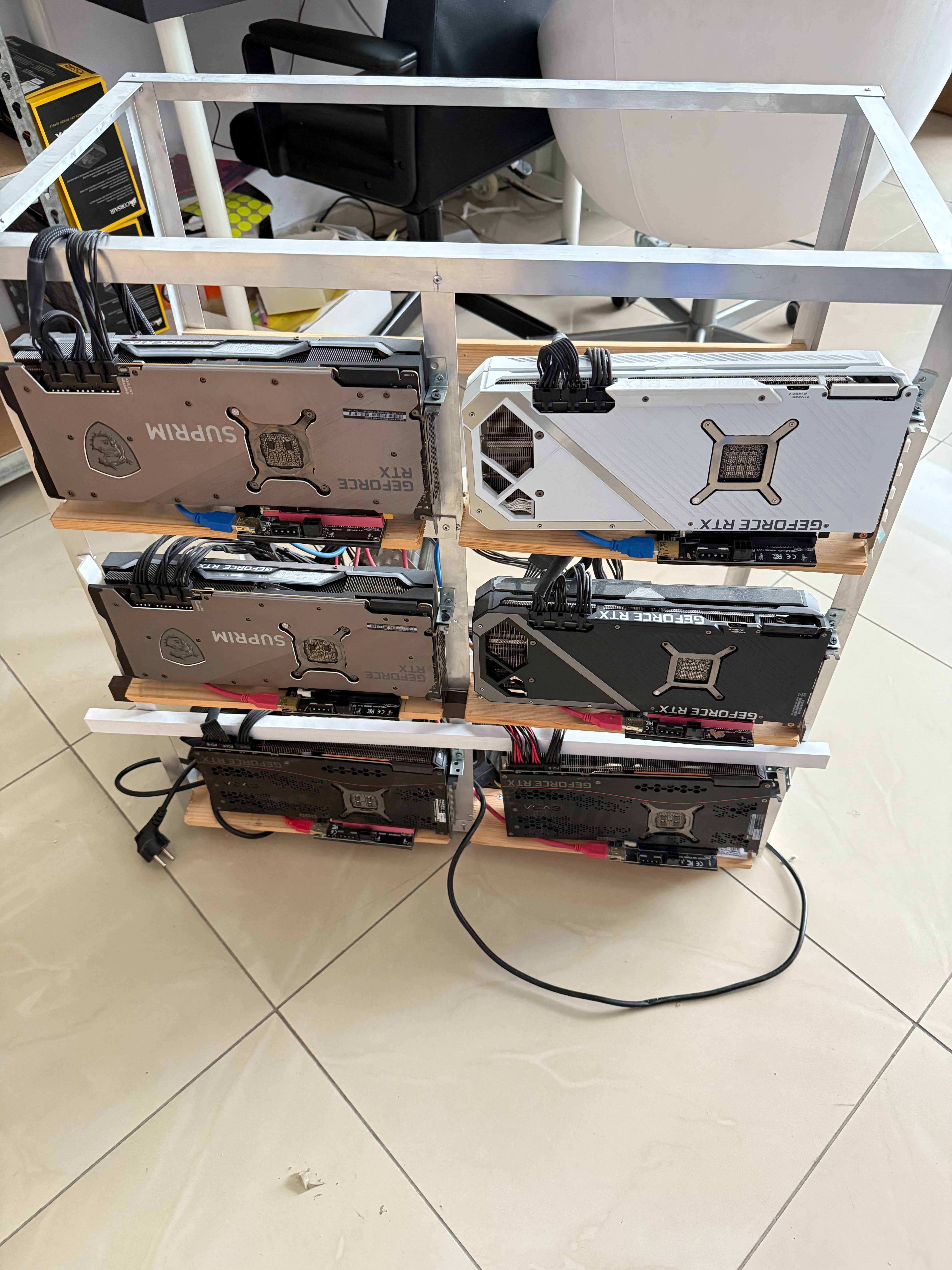 Майнинг риг: 6 x RTX3090
