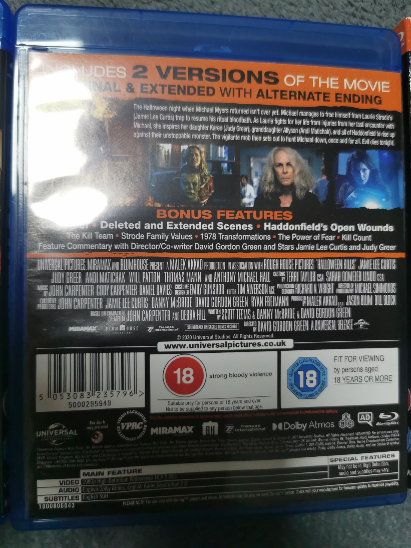 Trilogia horror Halloween Blu-ray