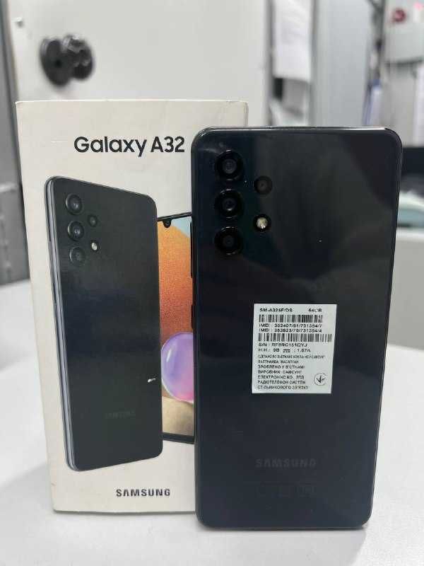 Samsung Galaxy A32 64 гб г.Тараз ул Мамбет батыра 3 Лот 358436