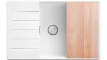 Кухненска Мивка от Гранит Копенхаген 780 x 500 Smart XXL - бял
