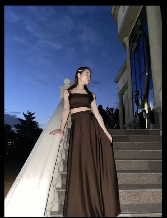 Платье-двойка на выпускной