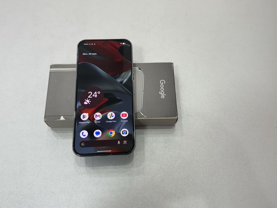 Google Pixel 9 Pro XL, 128GB, 16GB RAM, 5G, Hazel, la cutie