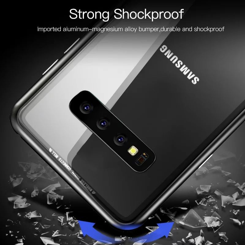 Магнитен Кейс за Samsung Galaxy S10 S10e S20 Note 8 9 10+ S8 S9 A51