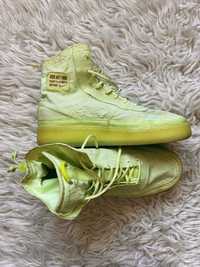 Nike air force 1 shell verde-neon