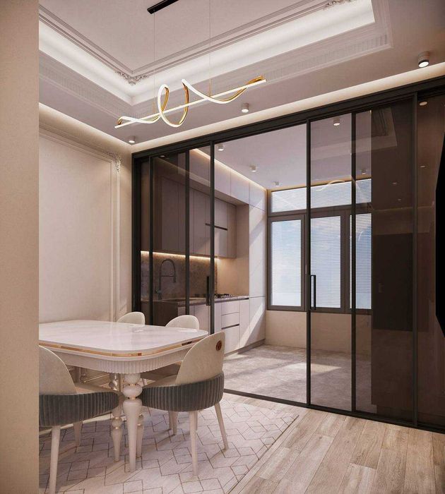 Стеклянные перегородки и двери в лофт-стиле | Установка под ключ