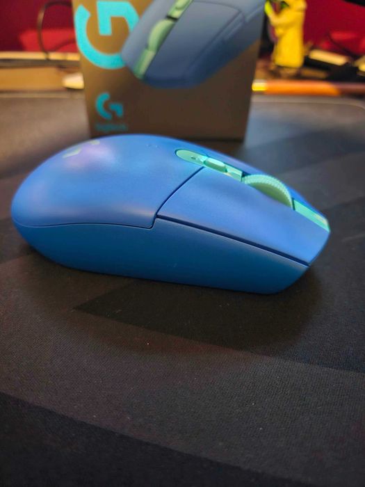 Безжична мишка, Logitech G305 Lightspeed Wireless, синя