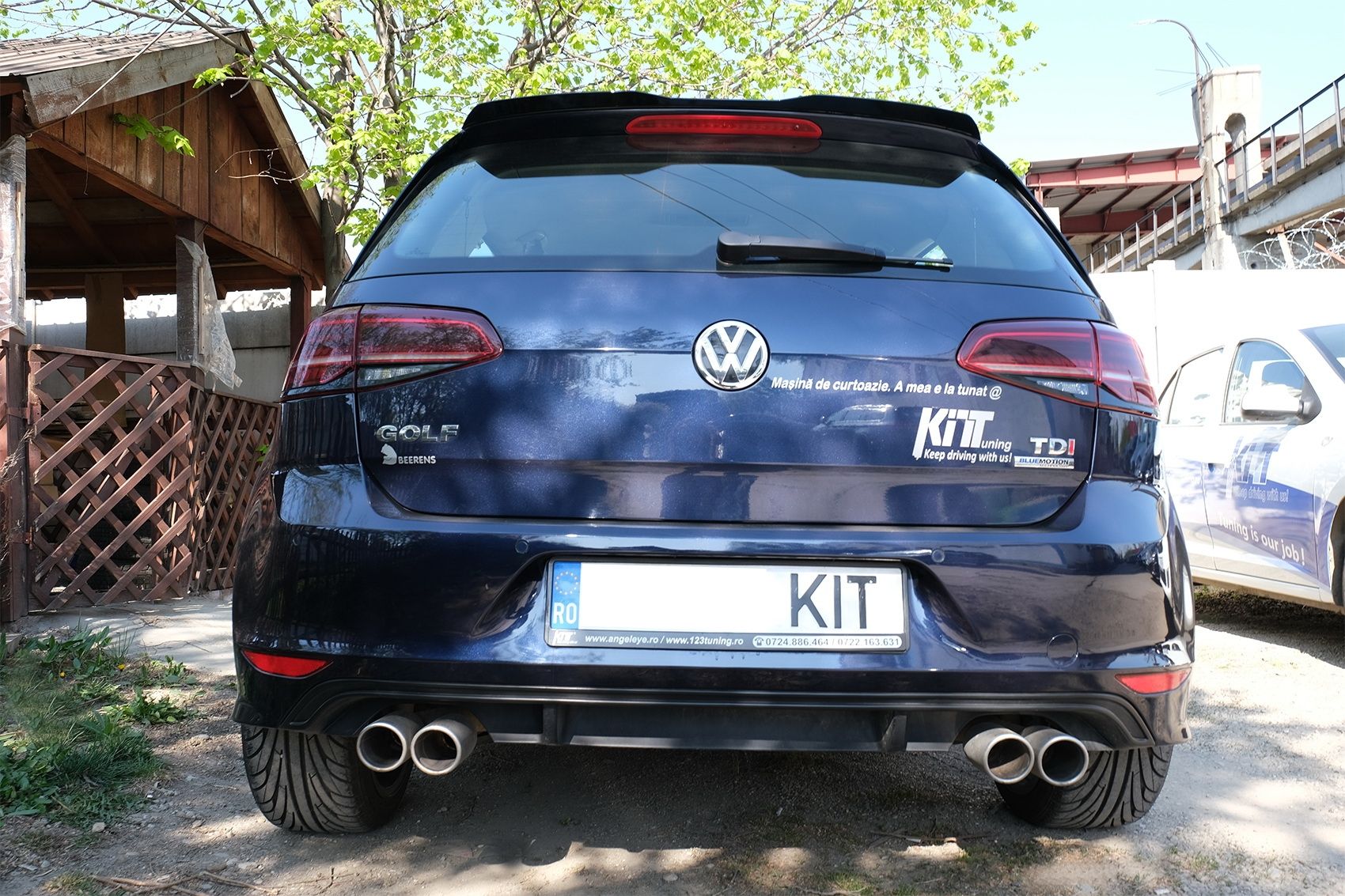 Eleron Luneta VW Golf 7 (2012-2017) GTI  Negru