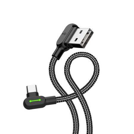 USB към USB-C кабел Mcdodo CA-5280 LED, 0,5 м (черен)