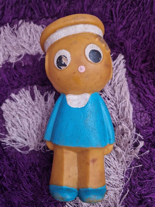 Соц гумена играчка-моряче и купа с лопатка