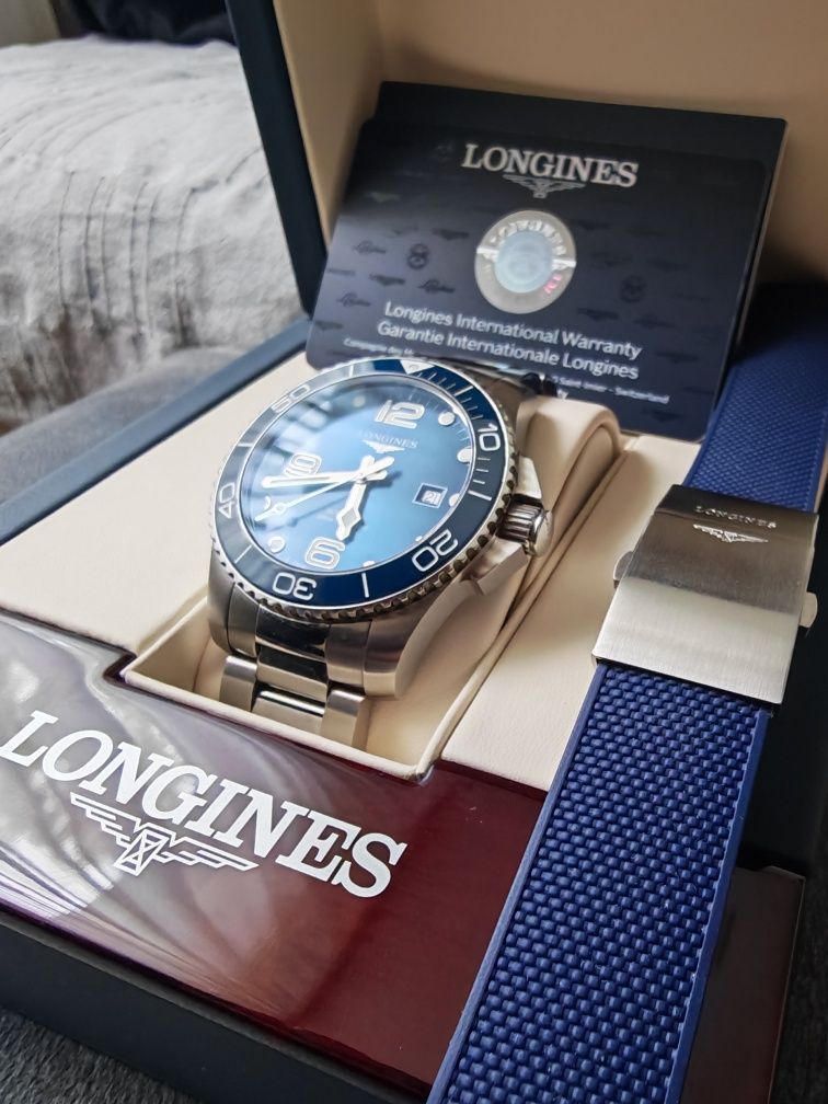 Longines Hydro Conquest Blue Dial 43 mm