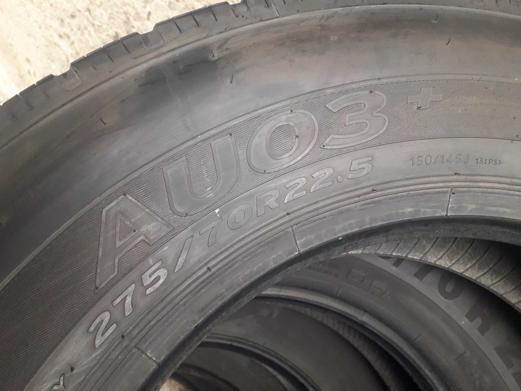 1 Тежкотоварна гума R22.5 275/70 Hankook AU03+ 150/145J M+S 16PR