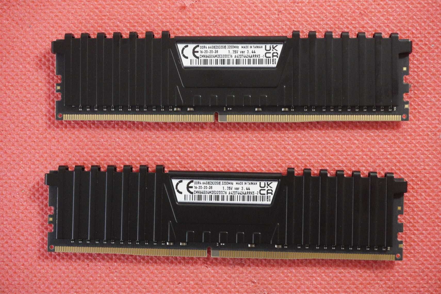 64GB (2x32) DDR4 RAM Corsai Vengeance LPX - 3200/16 / вкл ДДС