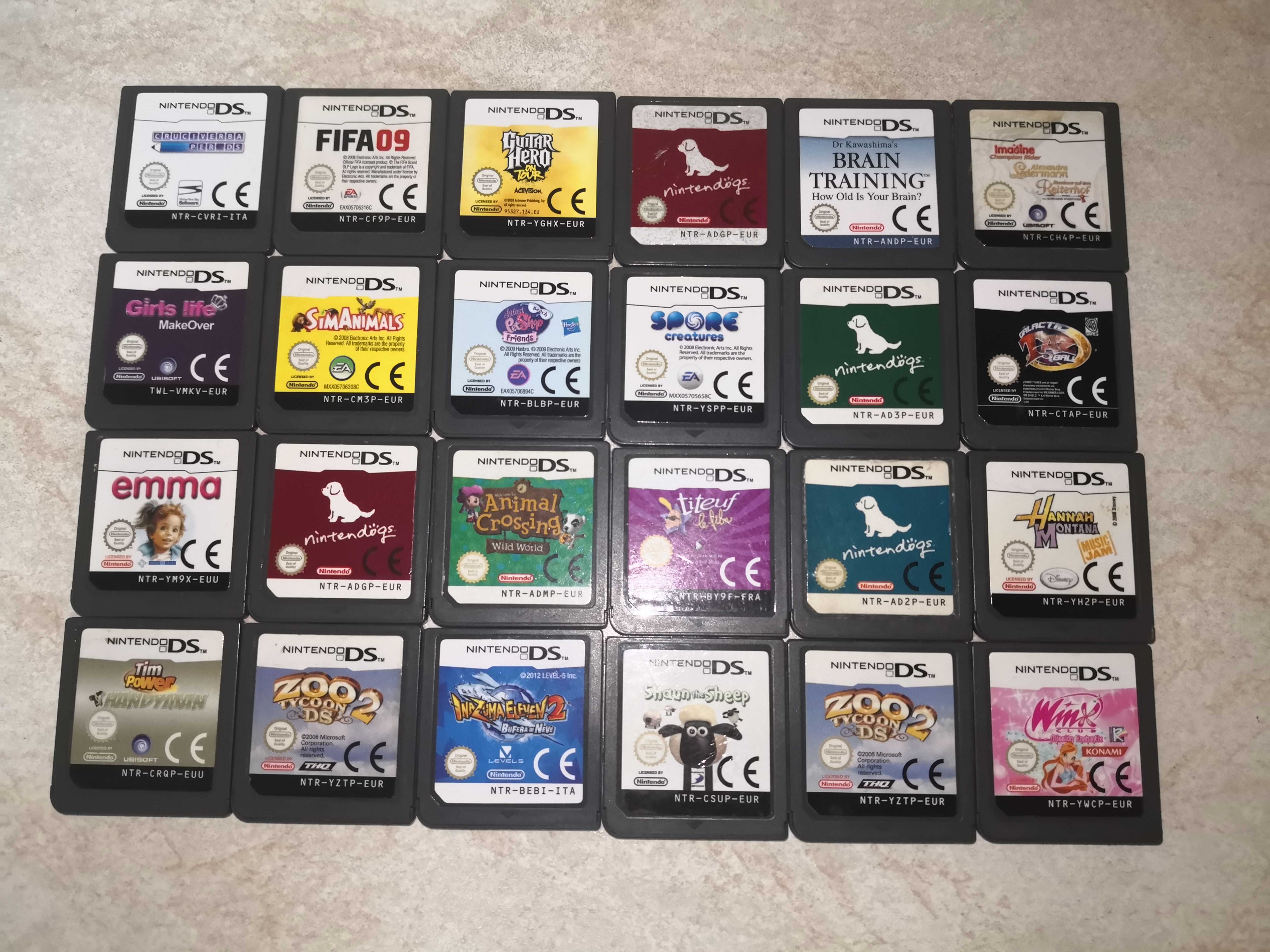 Jocuri Ninteno DS diverse, Sonic, Mario, NFS, FIFA, Nintendogs, Sims