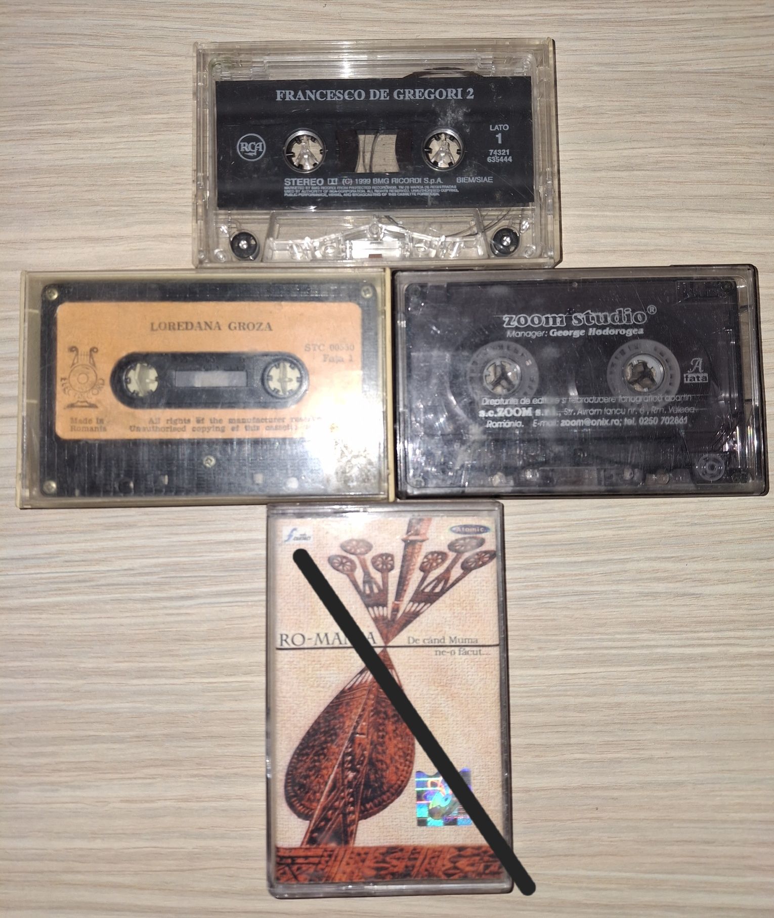 Casete/CD-uri audio originale. Muzica romaneasca/straina/demagnizator