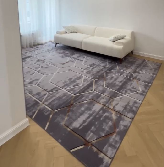 Ковер 300х400 цвет серо фиолетовый