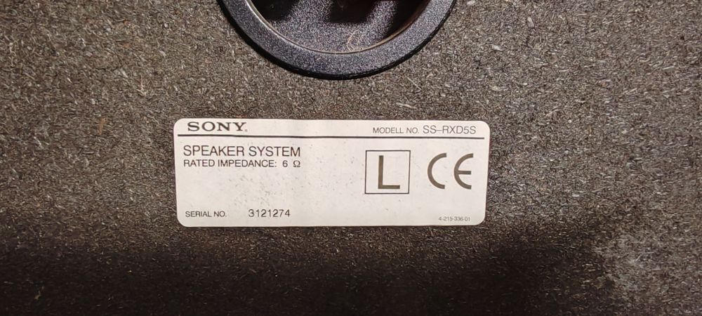 Boxe Sony SS-RXD5