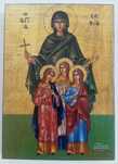 Икона на Света София, Вяра, Надежда и Любов icona Sveta Sofia