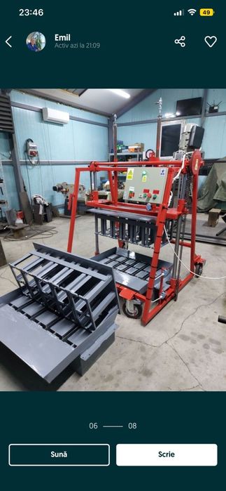 Presa/ Masina /Vibropresa Boltari Pavele Ofertă de pasteRigole