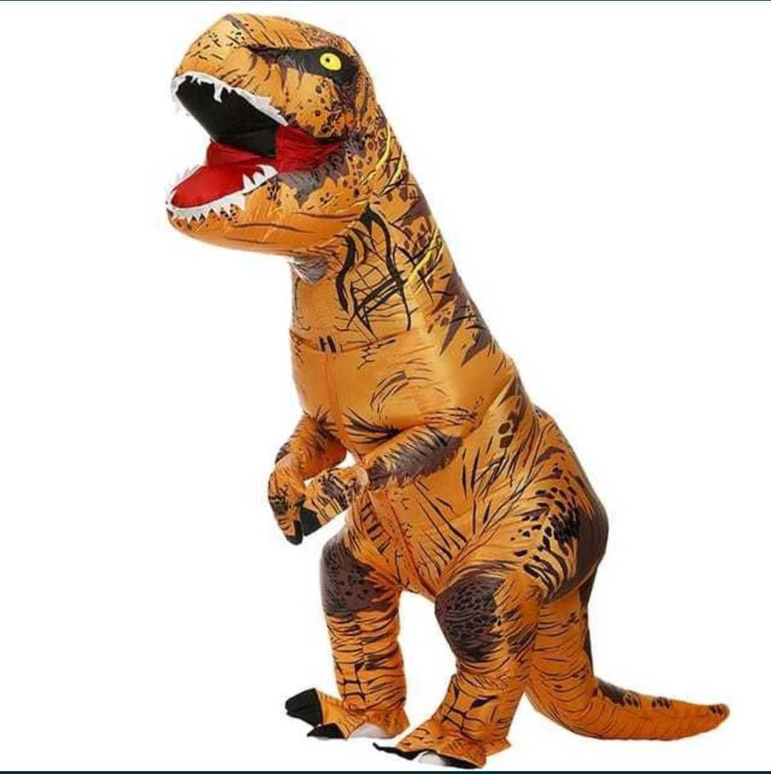 костюм надувного динозавра