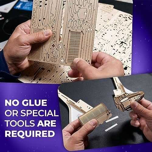 Нов Легендарен Космически Шатъл като 3D Дървен Пъзел UGears NASA Space