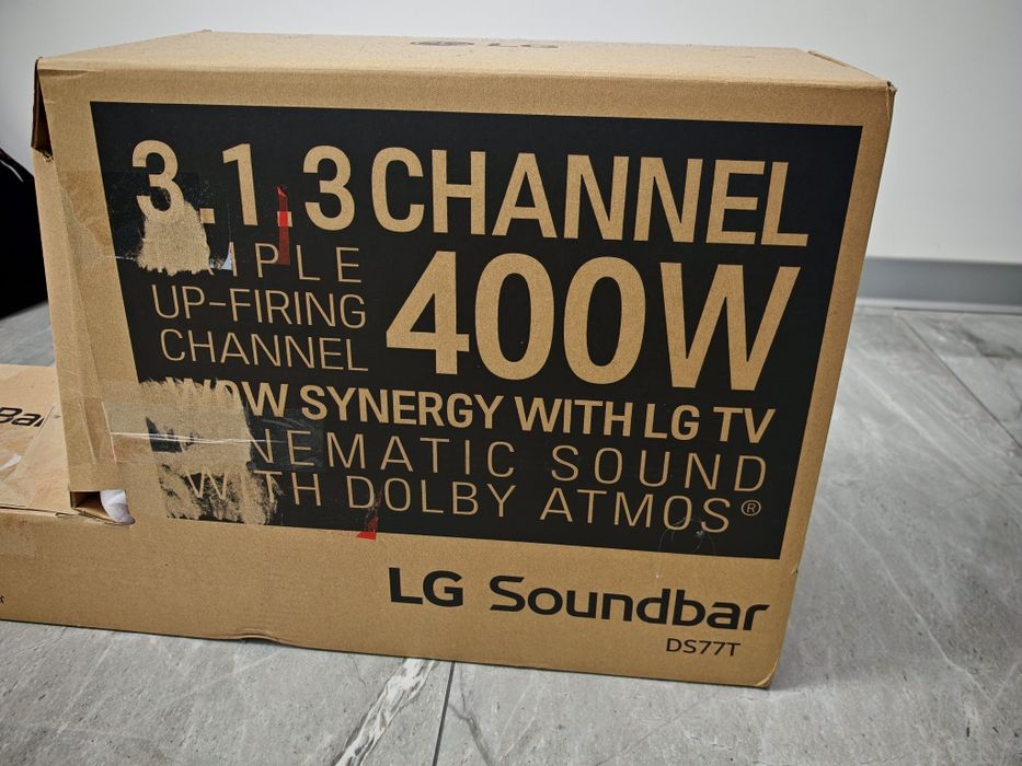 LG Sound bar 3.1 Dolby Atmos Nou