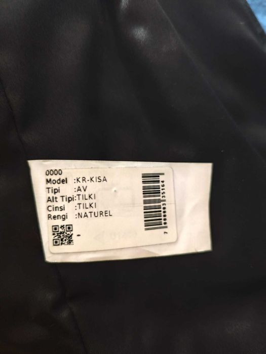 Haina blana Chinchilla, noua, marimea L