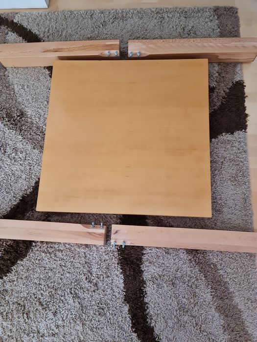 Masă lemn masiv nuanță stejar deschis