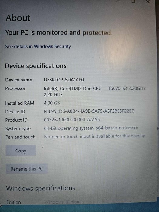 Лаптоп DELL VOSTRO 1520