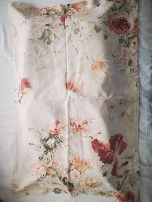 Lenjerie de pat, imprimeu floral, dimensiuni 160/200