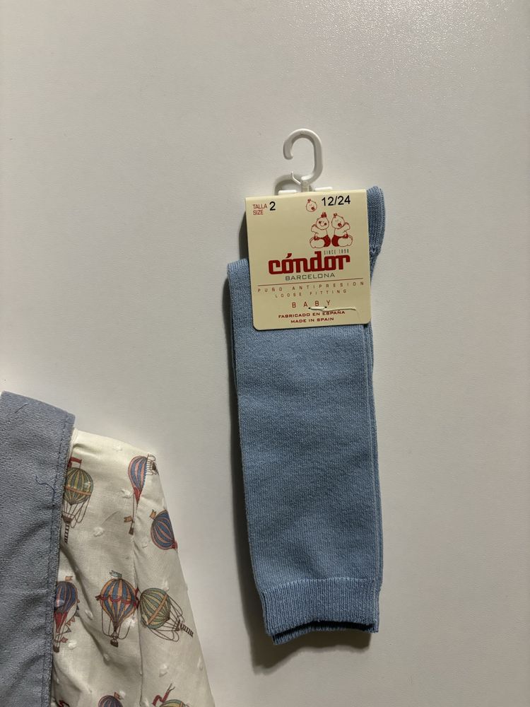 Set camasa, pantaloni scurti si sosete pentru 12 luni