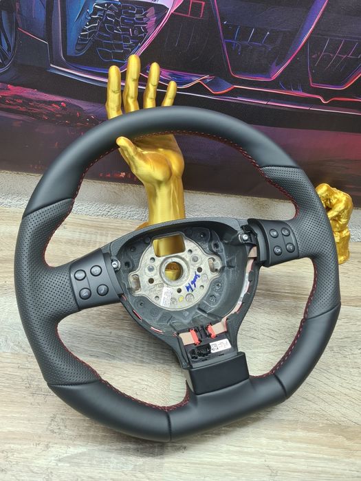 Volan comenzi sau fara PassatB6/Golf5 tesit Rline/GTI tapitat piele