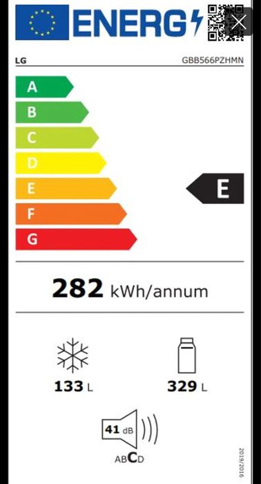 LG Хладилник 462 л. Комбиниран Refrigerator