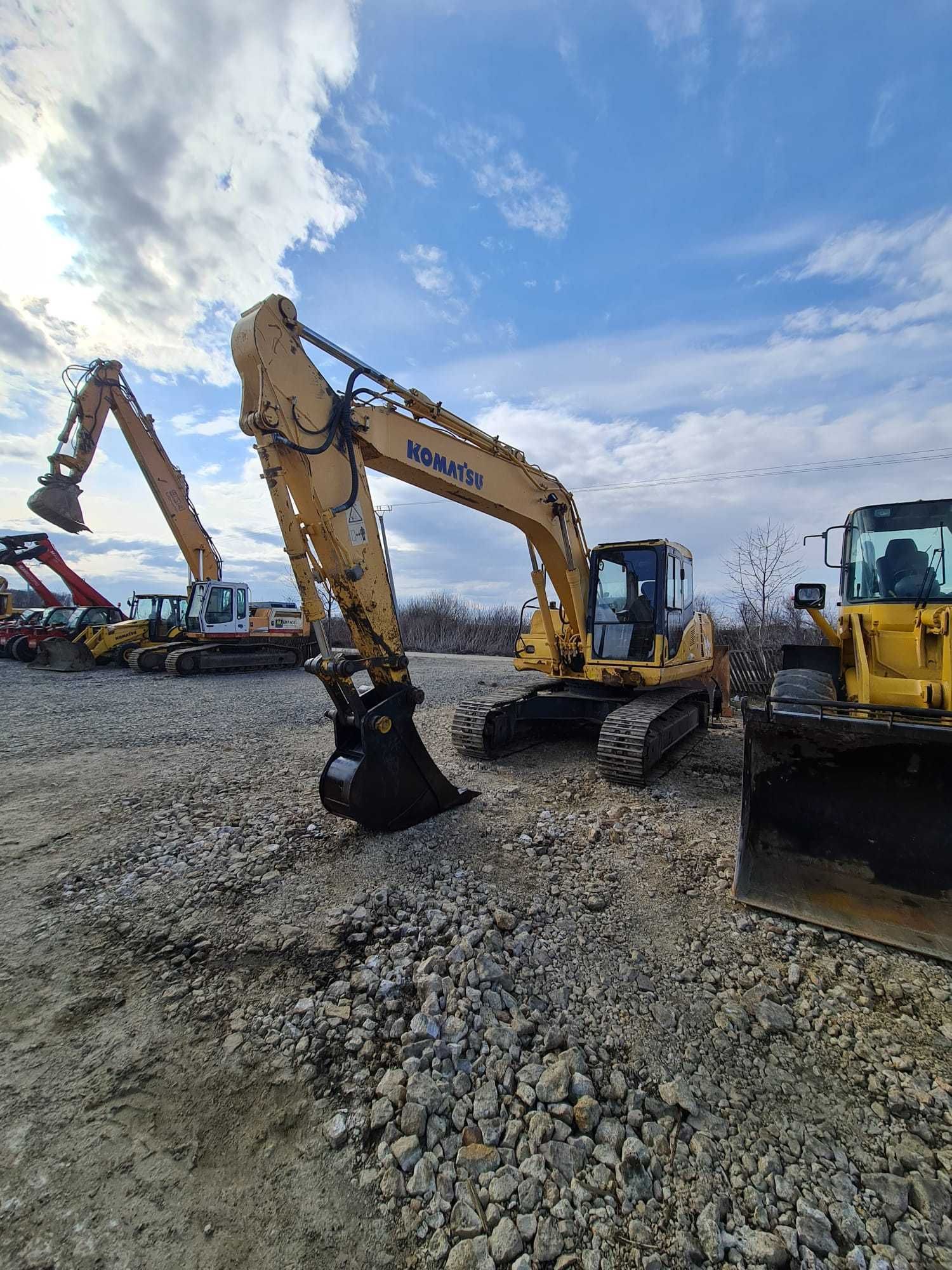 Dezmembrez Excavator pe senile Komatsu PC180