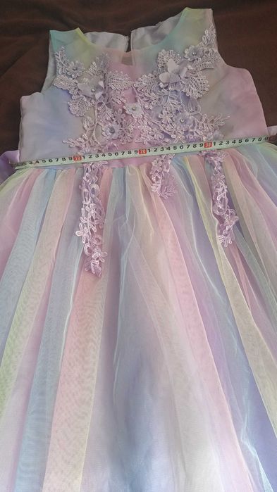 Лилава рокля размер 170