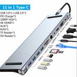 NEW Type C Hub 11 in 1 4K ULTRA HD