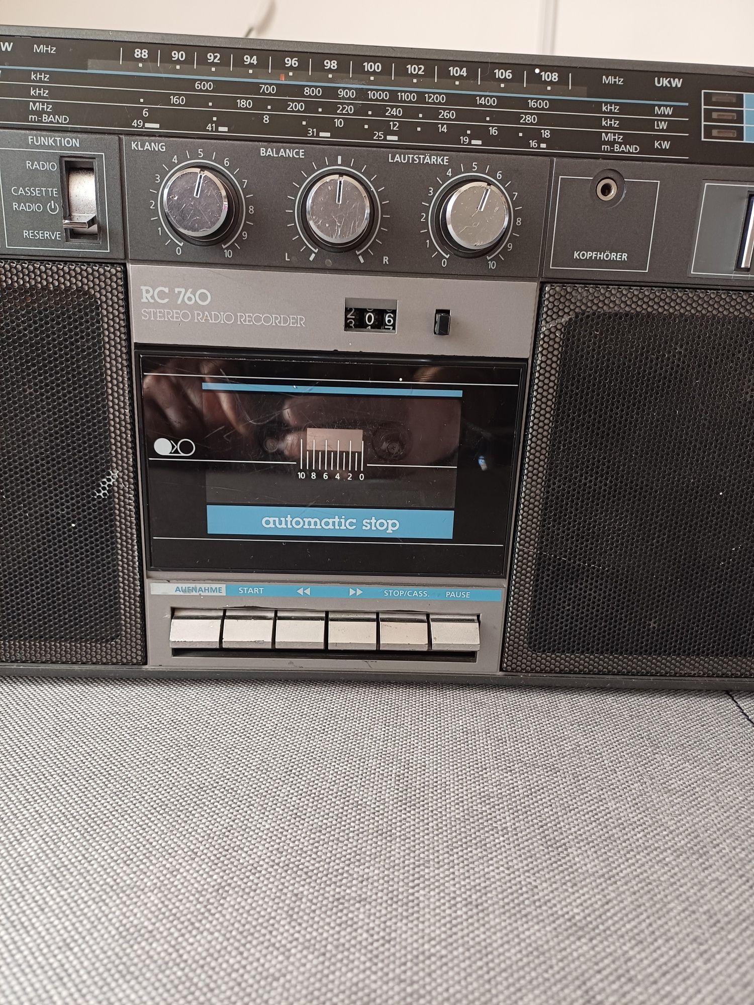 Radio casetofon Telefunken RC 760