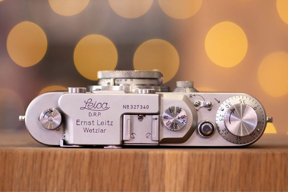 Leica III фотоапарат + Leica 5cm f/3.5 Elmar обектив