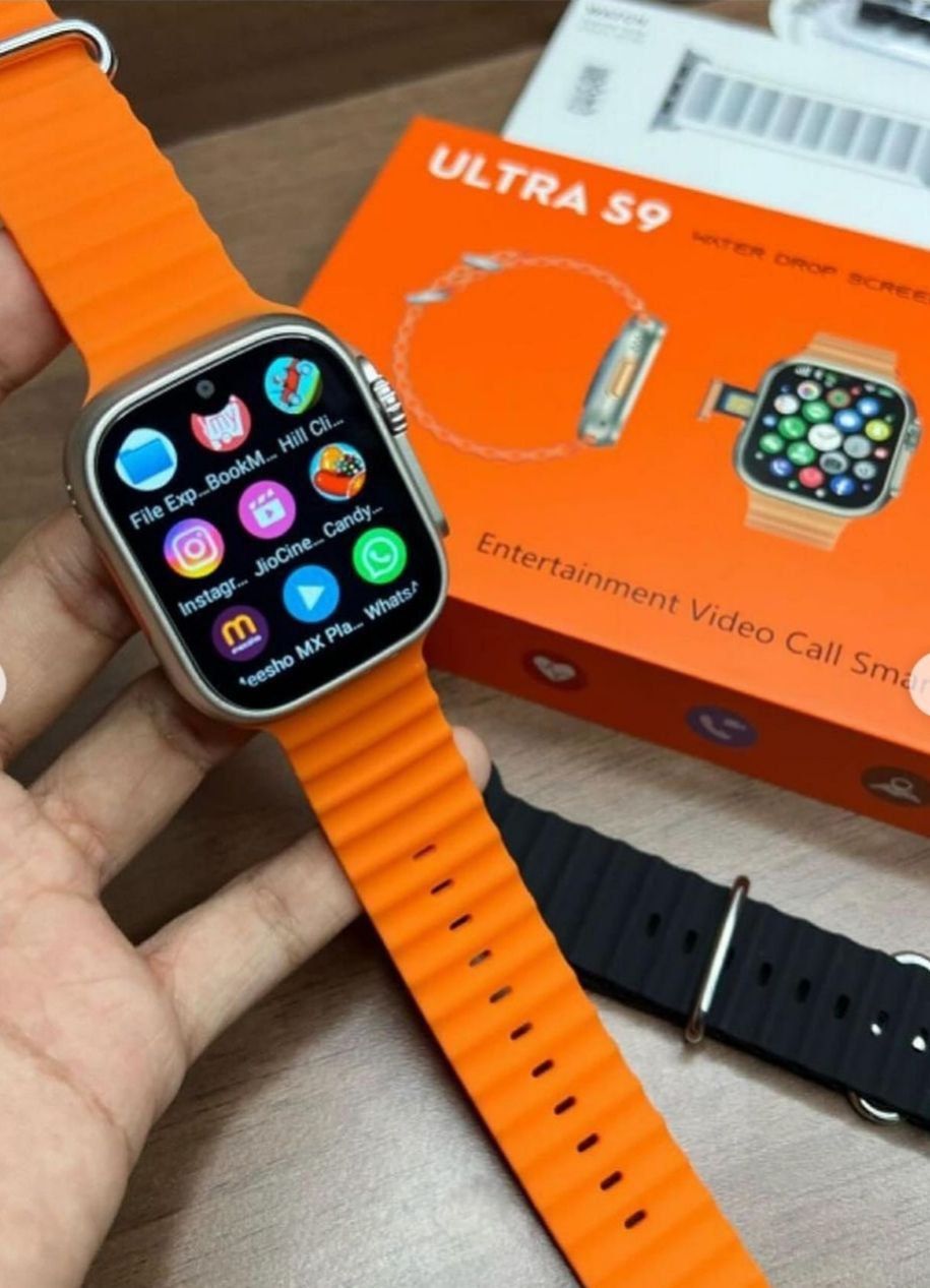Smart watch Ultra S9 simkartali kamerali Умные смарт часы с симкартой.