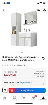 Mobilier baie nou