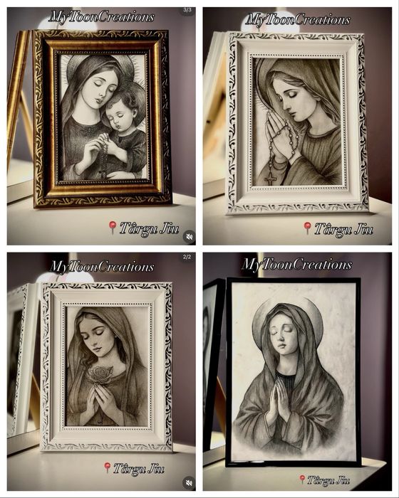 Tablouri personalizate după poză – portrete în creion | cadoul perfect
