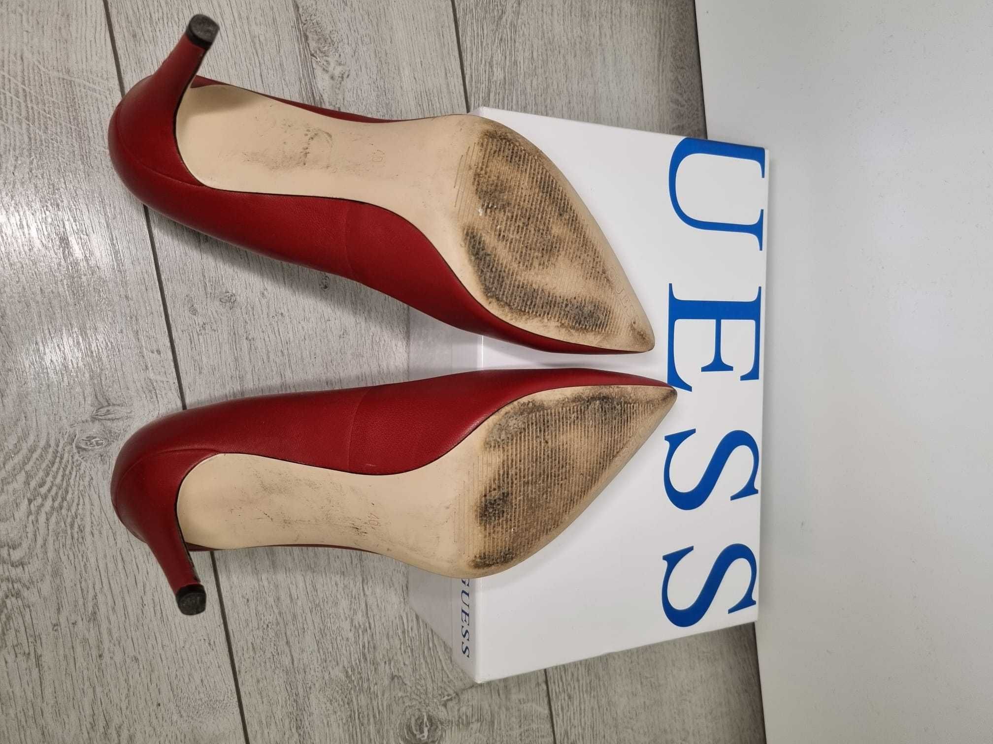 Guess pantofi rosii eleganti