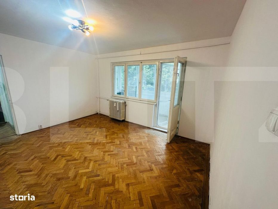 Apartament spatios, in bloc reabilitat, 2 camere, Zona Lebada, Arad