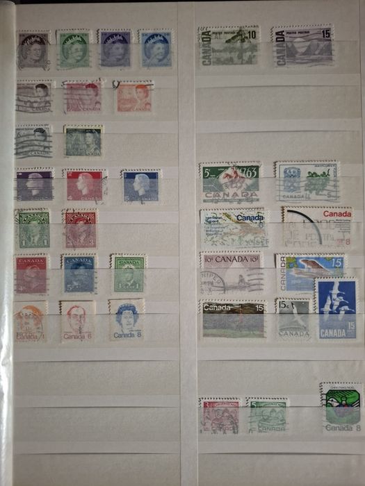 Emisii filatelice din țări europene, R.P.R,și SUA.