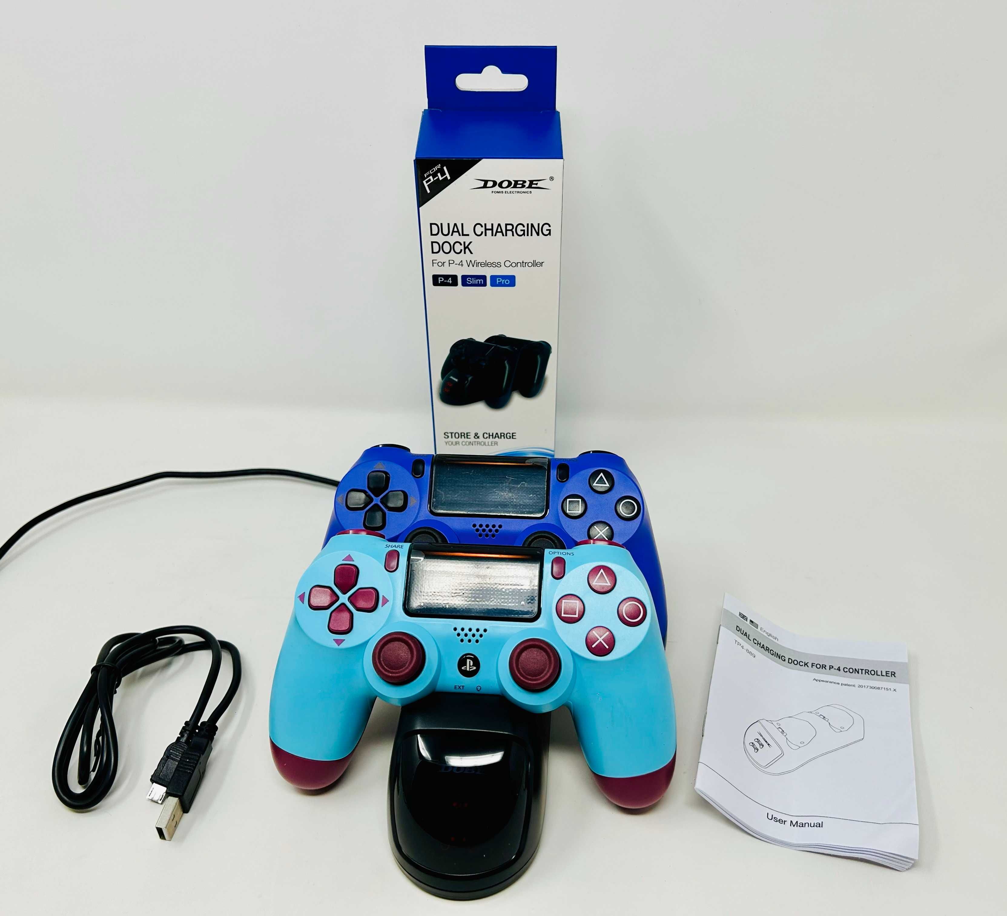Зарядна станция за джойстик PS4 controller dual charging dock